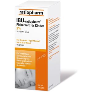 IBU-ratiopharm 2% Fiebersaft für Kinder