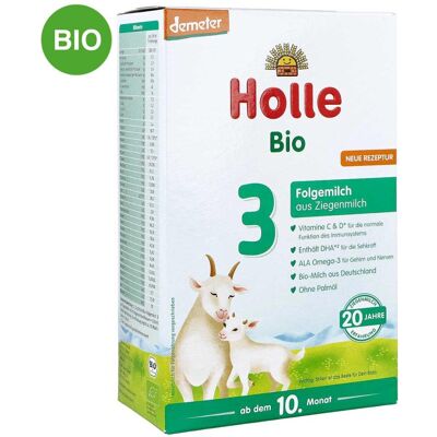 Holle Bio Ziegenmilch 3 - Folgemilch für Babys 6+ Monate Holle Bio Ziegenmilch 3 - Folgemilch für Babys 6+ Monate