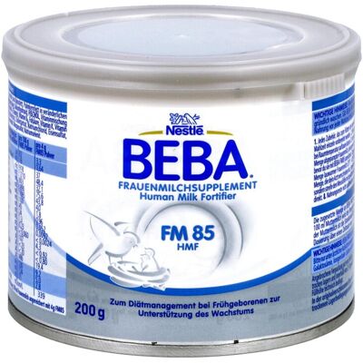 Nestlé Beba FM 85 - Säuglingsnährstoffergänzung Nestlé Beba FM 85 - Säuglingsnährstoffergänzung