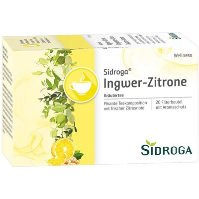 Sidroga Wellness Ingwer-Zitrone Tee Filterbeutel - Wellness Teesorte Sidroga Wellness Ingwer-Zitrone Tee Filterbeutel - Wellness Teesorte