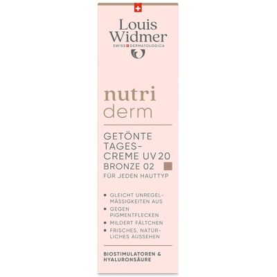 Louis Widmer nutriderm Getönte Tagescreme UV 20 - Bronze 02 Louis Widmer nutriderm Getönte Tagescreme UV 20 - Bronze 02