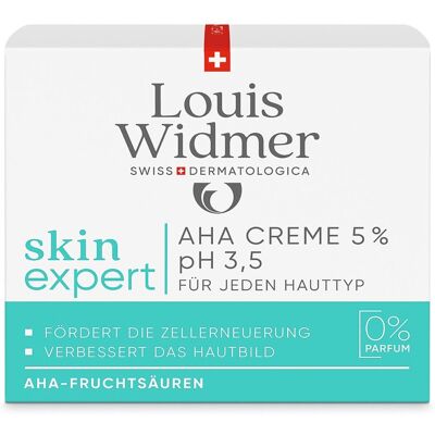 Louis Widmer Widmer Skinexpert AHA Creme - Parfümfrei Louis Widmer Widmer Skinexpert AHA Creme - Parfümfrei