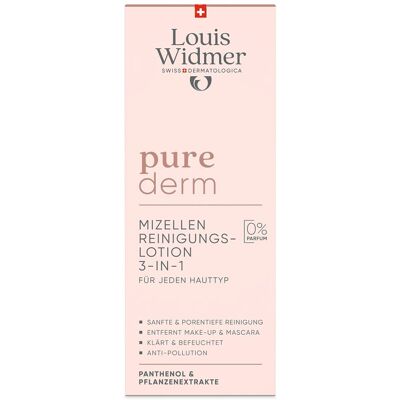 Louis Widmer purederm Mizellen-Reinigungslotion o.p Louis Widmer purederm Mizellen-Reinigungslotion o.p