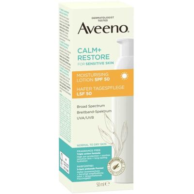 Aveeno Calm+ Restore Hafer Tagespflege LSF 50 Aveeno Calm+ Restore Hafer Tagespflege LSF 50