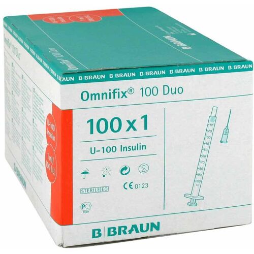 Omnifix Duo 100 Insulin Einmalspritzen