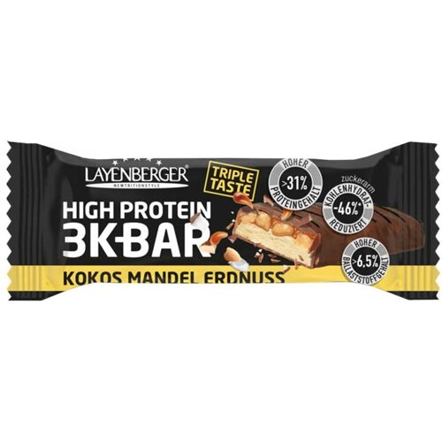 Layenberger 3k Protein Bar Triple Taste Erdnuss Mandel Kokos