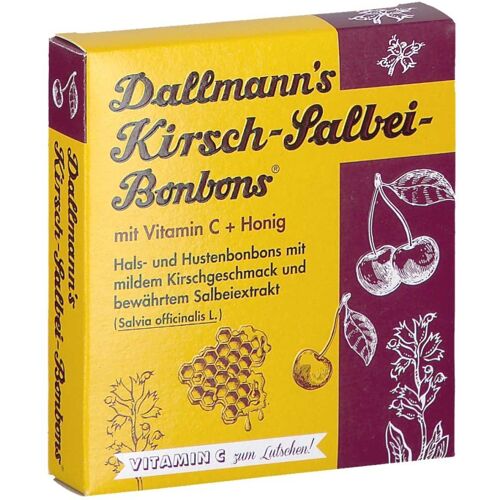 Dallmanns Kirsch Salbei Bonbons M.vitamin C+honig