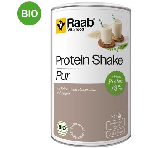 Raab Vitalfood Protein Shake Pur Bio Pulver