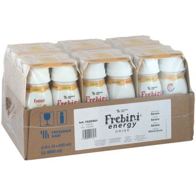 Frebini Energy Drink Banane Trinkflasche Frebini Energy Drink Banane Trinkflasche