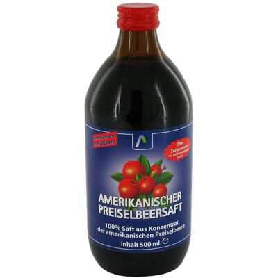 Avitale Cranberrysaft - 500ml Natürliches Getränk Avitale Cranberrysaft - 500ml Natürliches Getränk