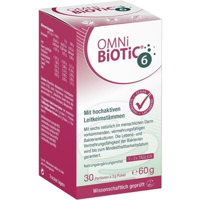 OMNi BiOTiC 6 Probiotisches Lebensmittel - Unterstützt Darmfunktion OMNi BiOTiC 6 Probiotisches Lebensmittel - Unterstützt Darmfunktion