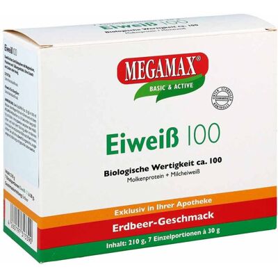 EIWEISS 100 Erdbeer Megamax Pulver - Proteinpulver EIWEISS 100 Erdbeer Megamax Pulver - Proteinpulver
