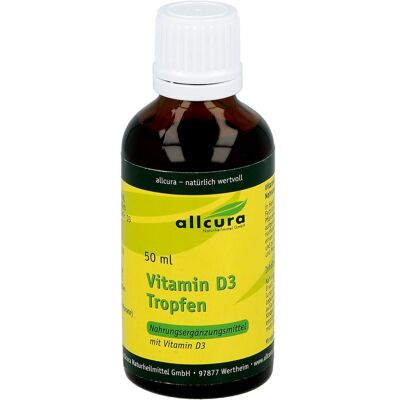 Allcura Vitamin D3 Tropfen - Vitamin D3 Tropfen für Gesundheit Allcura Vitamin D3 Tropfen - Vitamin D3 Tropfen für Gesundheit