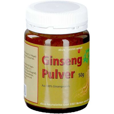Allcura Ginseng Pulver - Nahrungsergänzungsmittel Allcura Ginseng Pulver - Nahrungsergänzungsmittel