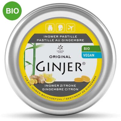 Ingwer Ginjer Pastillen Bio Zitrone Ingwer Ginjer Pastillen Bio Zitrone