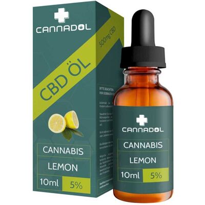 Cannadol 5% Lemon - 10 ml - Zitronengeschmack - CBD-Öl Cannadol 5% Lemon - 10 ml - Zitronengeschmack - CBD-Öl