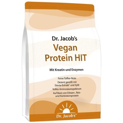 Dr. Jacob's Vegan Protein HIT - 1000 g - Erbsen, Reis, Kürbiskerne - Proteinpulver Dr. Jacob's Vegan Protein HIT - 1000 g - Erbsen, Reis, Kürbiskerne - Proteinpulver