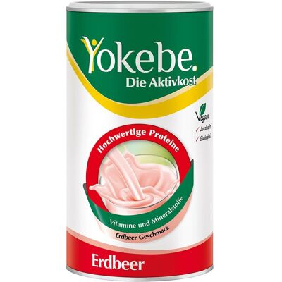 Yokebe Erdbeer Diätshake - Mahlzeitenersatz - Protein Yokebe Erdbeer Diätshake - Mahlzeitenersatz - Protein