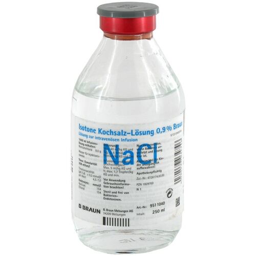 Kochsalzlösung 0,9% Glasflasche