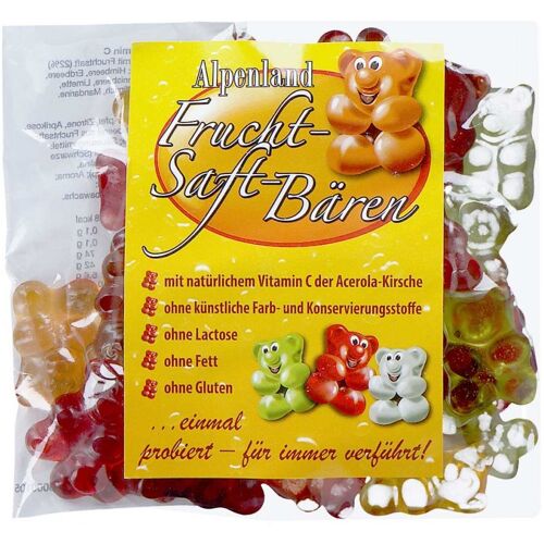 Fruchtsaftbärchen Alpenland grosse Bären Beutel