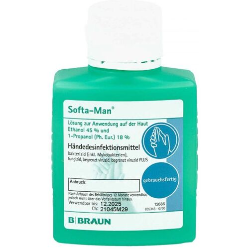 Softa Man Händedesinfektion Kittelflasche