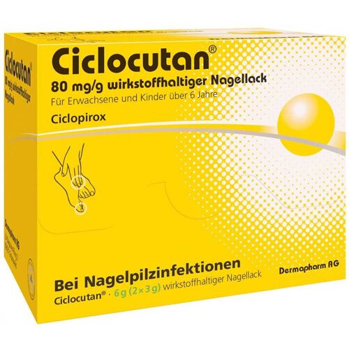 CICLOCUTAN Nagellack bei Nagelpilz 80 mg/g