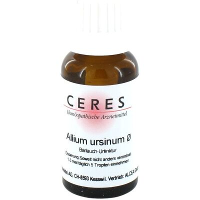 CERES Allium ursinum Urtinktur - Homöopathisches Heilmittel CERES Allium ursinum Urtinktur - Homöopathisches Heilmittel