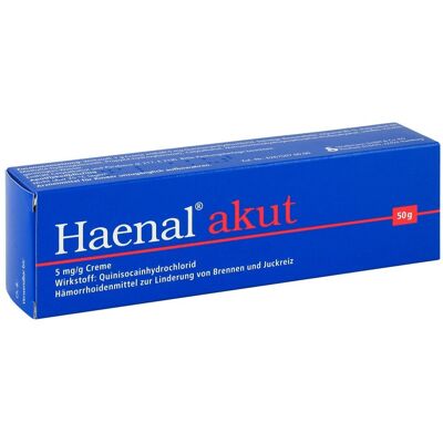 Strathmann GmbH & Co. KG Haenal Akut Creme - Topische Hemorrhoidencreme Strathmann GmbH & Co. KG Haenal Akut Creme - Topische Hemorrhoidencreme