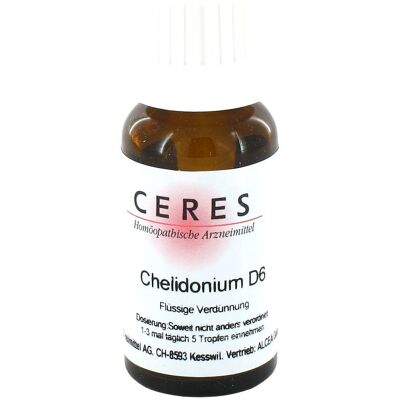 Ceres Chelidonium D6 Dilution Ceres Chelidonium D6 Dilution