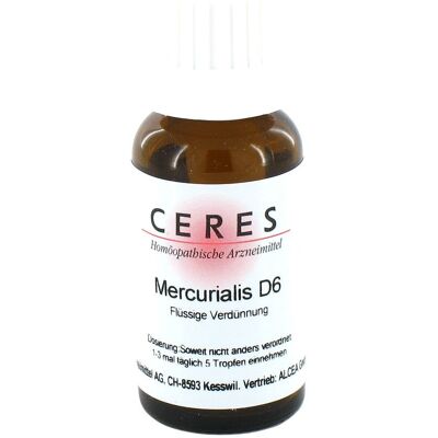 Ceres Mercurialis D6 Dilution Ceres Mercurialis D6 Dilution