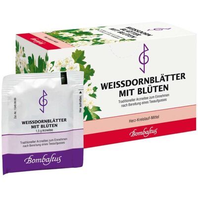 Bombastus-Werke AG Weißdornblätter mit Blüten Teebeutel Bombastus-Werke AG Weißdornblätter mit Blüten Teebeutel