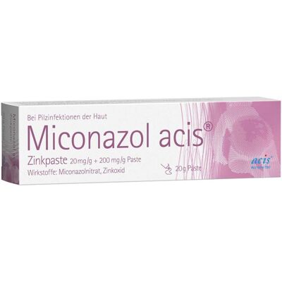 Acis Arzneimittel GmbH Miconazol Zinkpaste - Pilzbehandlung Haut Acis Arzneimittel GmbH Miconazol Zinkpaste - Pilzbehandlung Haut