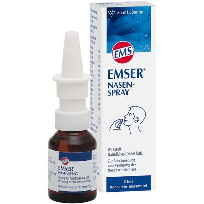 Emser Nasenspray - Nasenspray mit natürlichem Mineralsalz - 20 ml Emser Nasenspray - Nasenspray mit natürlichem Mineralsalz - 20 ml