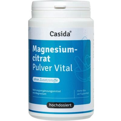 Casida Magnesiumcitrat Pulver Vital - Nahrungsergänzung Casida Magnesiumcitrat Pulver Vital - Nahrungsergänzung