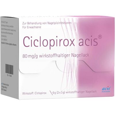 Ciclopirox acis 80mg/g bei Nagelpilz Ciclopirox acis 80mg/g bei Nagelpilz