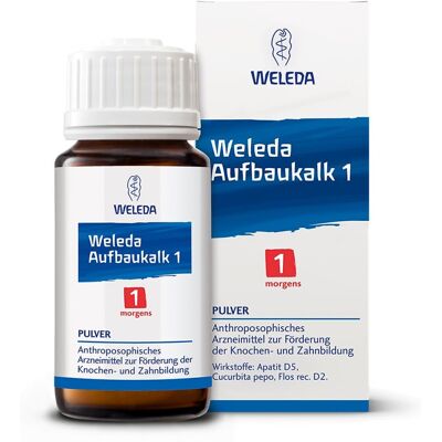 Weleda Aufbaukalk - Nahrungsergänzungsmittel für morgens Weleda Aufbaukalk - Nahrungsergänzungsmittel für morgens