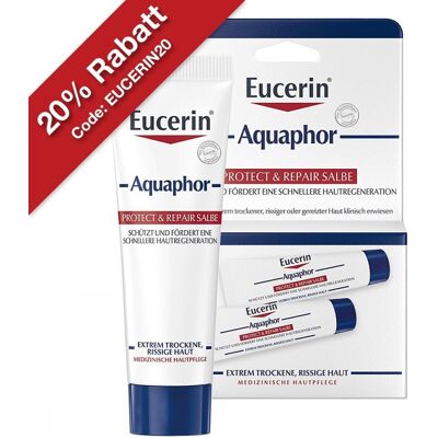 Beiersdorf AG Eucerin Aquaphor Protect & Repair Salbe - Klein & Groß Beiersdorf AG Eucerin Aquaphor Protect & Repair Salbe - Klein & Groß
