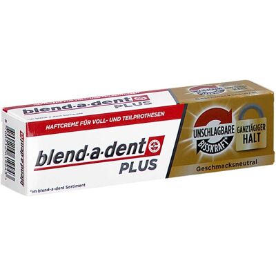 blend-a-dent Blend A Dent Plus Haftcreme unschlagbare Bisskraft blend-a-dent Blend A Dent Plus Haftcreme unschlagbare Bisskraft