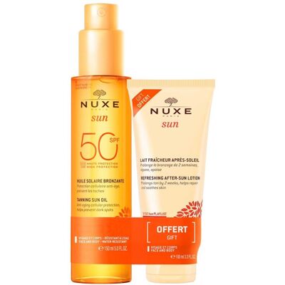 Nuxe Sun Pack SPF50 Bronzöl & After-Sun Lotion Nuxe Sun Pack SPF50 Bronzöl & After-Sun Lotion