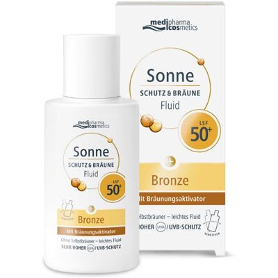 Sonne Schutz & Bräune Fluid Bronze LSF 50+ Sonne Schutz & Bräune Fluid Bronze LSF 50+