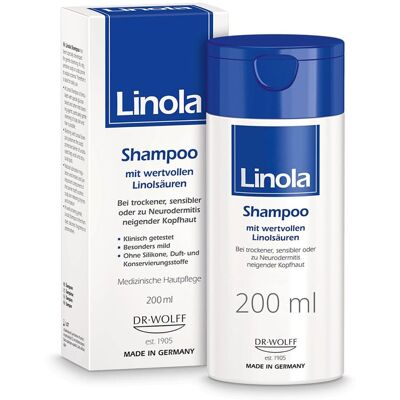 Linola Shampoo - Empfindliche Kopfhaut - 200ml Linola Shampoo - Empfindliche Kopfhaut - 200ml