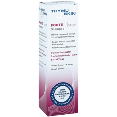 Thymuskin Forte Shampoo - Haarausfall & Geschädigtes Haar Thymuskin Forte Shampoo - Haarausfall & Geschädigtes Haar