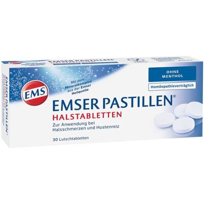 EMSER Pastillen ohne Menthol 30 St - Halstabletten EMSER Pastillen ohne Menthol 30 St - Halstabletten