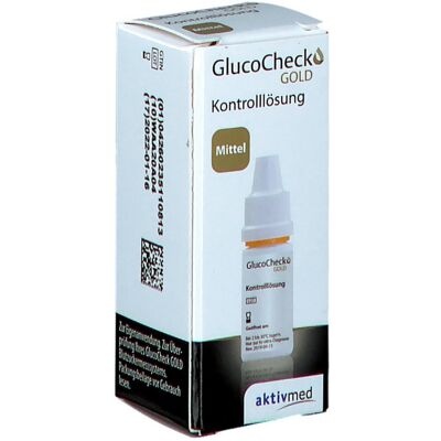 GlucoCheck GOLD Kontrolllösung mittel - Blutzuckerkontrolllösung GlucoCheck GOLD Kontrolllösung mittel - Blutzuckerkontrolllösung