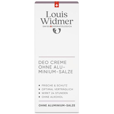 Louis Widmer Widmer Deo Creme Ohne Aluminium - Deodorant Louis Widmer Widmer Deo Creme Ohne Aluminium - Deodorant