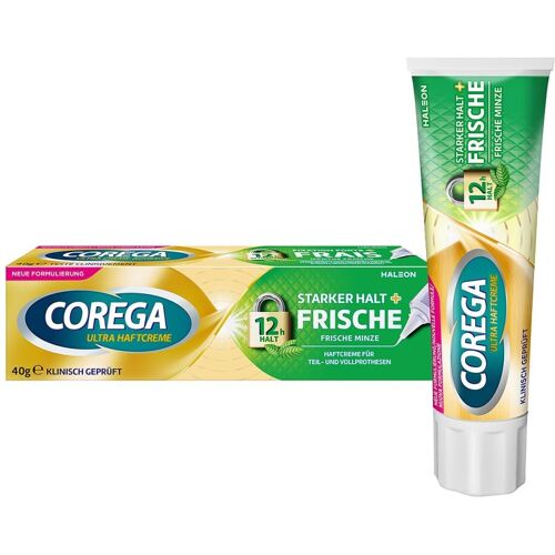 Corega Ultra Haftcreme Starker Halt+Frische