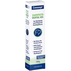 Canosept Hundezahnpasta - Dental Gel - Unterstützt Plaque-Entfernung - Vorbeugt Zahnstein, Karies, Mundgeruch - Für Hunde ab 4 Monaten Canosept Hundezahnpasta - Dental Gel - Unterstützt Plaque-Entfernung - Vorbeugt Zahnstein, Karies, Mundgeruch - Für Hunde ab 4 Monaten