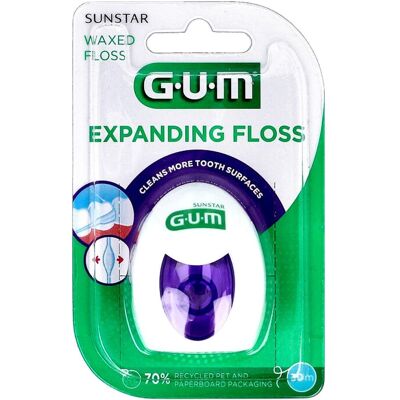 GUM EXPANDING FLOSS leicht gewachst, flauscht, 30 m GUM EXPANDING FLOSS leicht gewachst, flauscht, 30 m