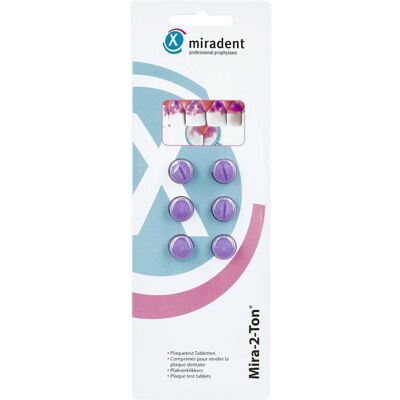 MIRADENT Mira-2-Ton Plaque Testtabletten - Plaque Test Tablets MIRADENT Mira-2-Ton Plaque Testtabletten - Plaque Test Tablets