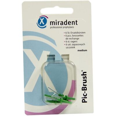 Hager MIRADENT Interdentalbürsten - Grün - 6 Stück Hager MIRADENT Interdentalbürsten - Grün - 6 Stück